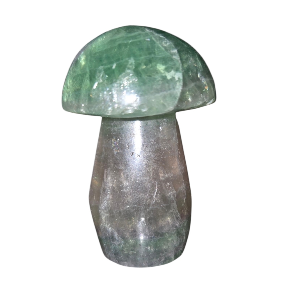 Fluorite Mushroom Carving NEW
